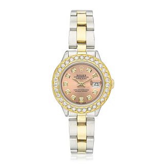 Rolex Datejust Ladies' in Steel and 14K Gold