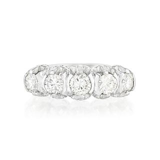 Five Stone Fine Diamond Ring