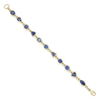 Sapphire Gold Bracelet