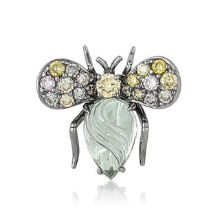 Diamond Bee Pin/Pendant