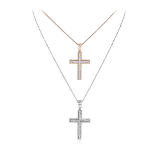 Group of Two Cross Necklaces
