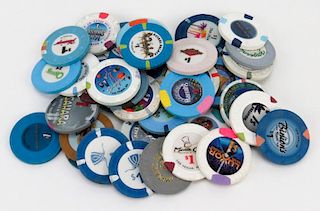 Forty Three (43) $1.00 Poker Chips.
