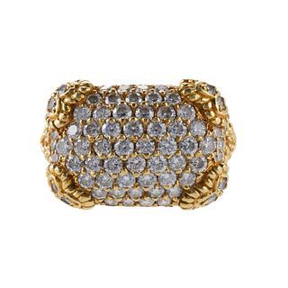 Judith Ripka Diamond Gold Ring