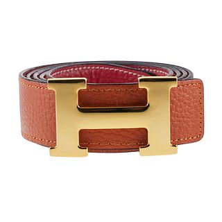 Hermes 32mm Reversible Leather Belt 
