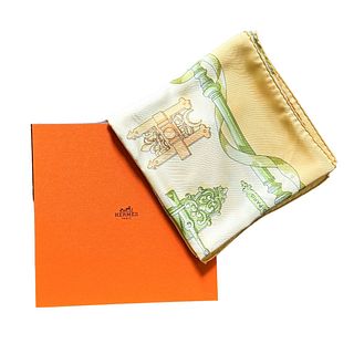 Hermes Ferronnerie by Caty Latham Limited Edition Silk Scarf