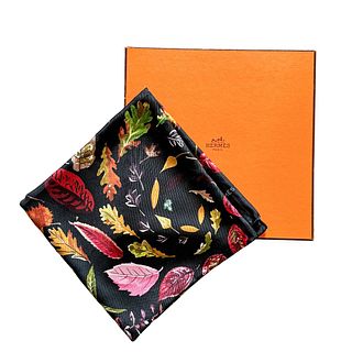 Hermes Tourbillon Autumn Limited Edition Silk Scarf