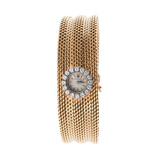 Vinatge Rolex Ladies Gold Diamond Manual Watch 106