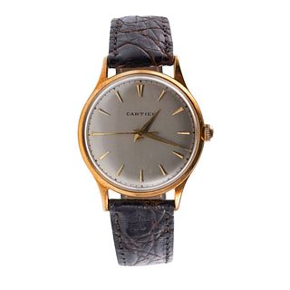 Vintage Cartier European Watch & Clock Company 18k Gold Watch 