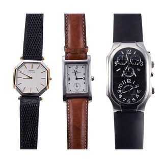 Seiko Phillip Stein Baume & Mercier Lot of 3 Watches 