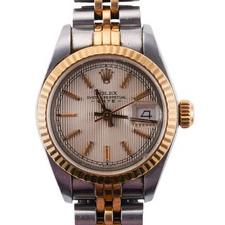 Rolex Date Two Tone Ladies Watch 691733