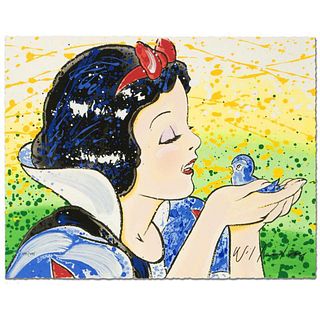 David Willardson, "A Fine Feathered Friend" Hand Signed Limited Edition Disney Serigraph with Letter of Authenticity.