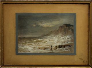 Ella Pell (1846 - 1922) "Storm Approaching"