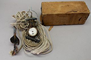 Negus Patent Log in Original Box,w/ Spinner & Line