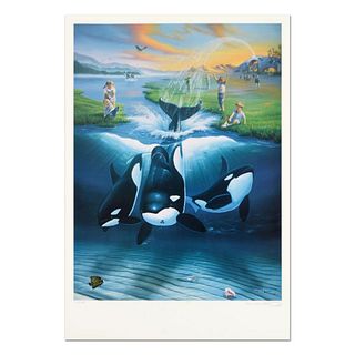 Wyland, "Keiko's Dream" Limited Edition Lithograph, Numbered and Hand Signed with Certificate of Authenticity.