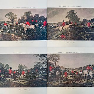 Unknown- Collection of 4 Unknown lithographs on paper