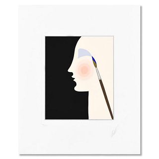 Erte (1892-1990), "Cosmetic Brush" Limited Edition Serigraph, Numbered 46/300 and Hand Signed with Letter of Authenticity