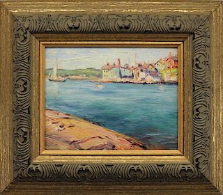 Max Kuehne (1880 - 1968) Gloucester Harbor