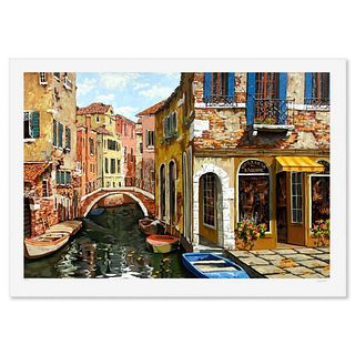 Viktor Shvaiko, "Autumn in Venice (White)" Limited Edition Publisher's Proof (32" x 48"), Numbered 3/3 and Hand Signed with Letter of Authenticity.
