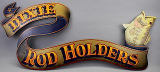 "Dixie Rod Holders" Sign