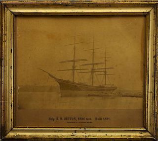 Ship EB Sutton (1881) Framed Photograph