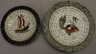Heide Mosaic Denmark Hanging Plates