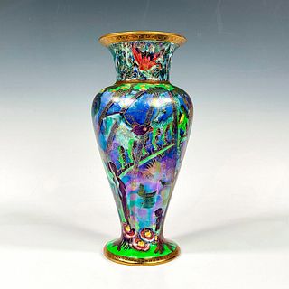 Wedgwood Moonlight Fairyland Lustre Vase, Imps on a Bridge