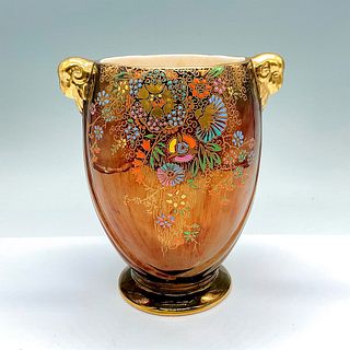 Crown Devon Fielding's Luster Vase, Rouge