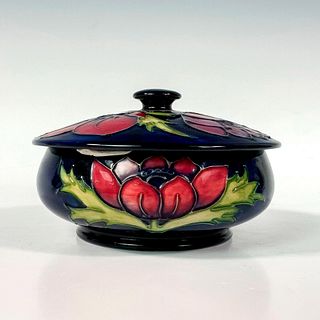 Moorcroft Pottery Anemone Lidded Bowl