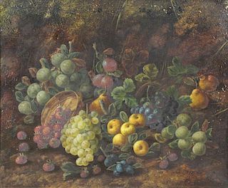 LIVENS, Henry John. Oil on Canvas. Fruit Still