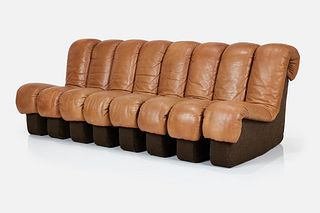 Berger, Peduzzi Riva, Ulrich + Vogt, 'Non-Stop' Sectional Sofa (8)