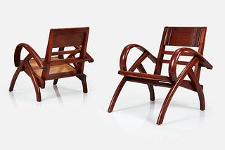 French, Folding Lounge Chairs (2)