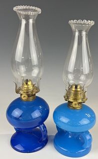Two Ripley Double Handled Finger Lamps