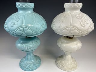 Two Prince Edward Stand Lamps