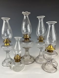 Five Pickard Lamps