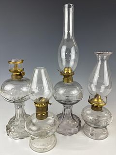 Four Ribbed Belt Lamps