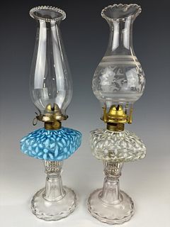 Two Snowflake Lamps