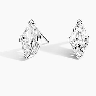 2.10 carat diamond pair, Marquise cut Diamonds IGI Graded       