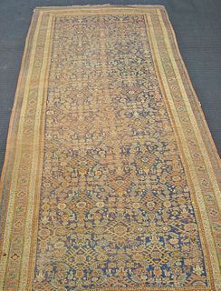 Two Hamadan long rugs, ca. 1910, 15'5" x 6'7" and5