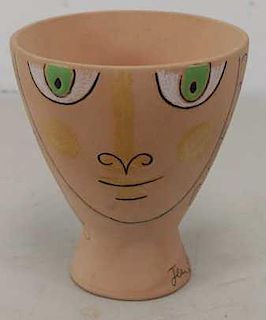 COCTEAU, Jean. Ceramic Vase "Ismene et Antigone"