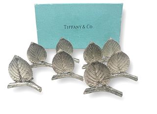 (8) Sterling Silver Tiffany & Co Name Card Holders