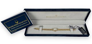 Bulova Women's 14k Gold & Diamond Watch