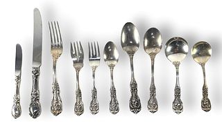 (142pc) Francis I Sterling Silver Flatware Pieces