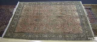 Qom roomsize carpet with all over floral design, 1