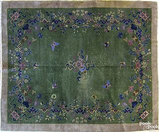 Roomsize Chinese rug, ca. 1950, 9'7" x 8'.