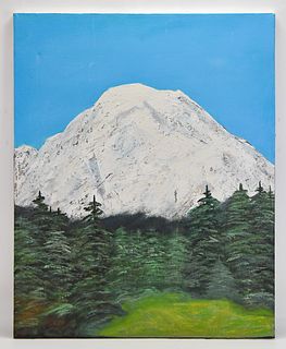 MOUNT ST. HELENS OIL PAINTING