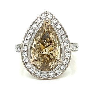 18K White Gold 3.51 Ct. Diamond Ring