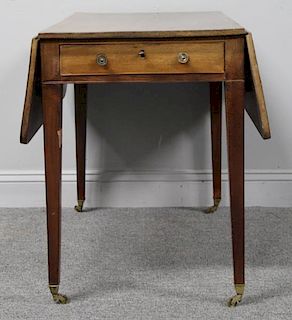 Antique 1 Drawer Pembroke Table.