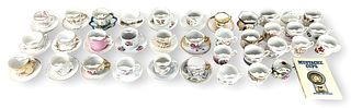 Lg. Group of (36) Mustache Cups & (19) Saucers