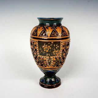 Doulton Lambeth Stoneware Pierced Vase