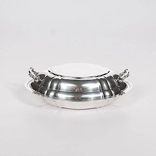 Gorham Sterling Chippendale Covered Vegetable Dish 